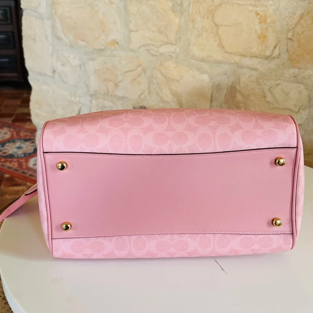 Coach large Rowan satchel  Pink Satchel and Wallet Set - Picture 11 of 15